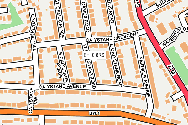 EH10 6RS map - OS OpenMap – Local (Ordnance Survey) EH10 6RS map - OS OpenMap – Local (Ordnance Survey)