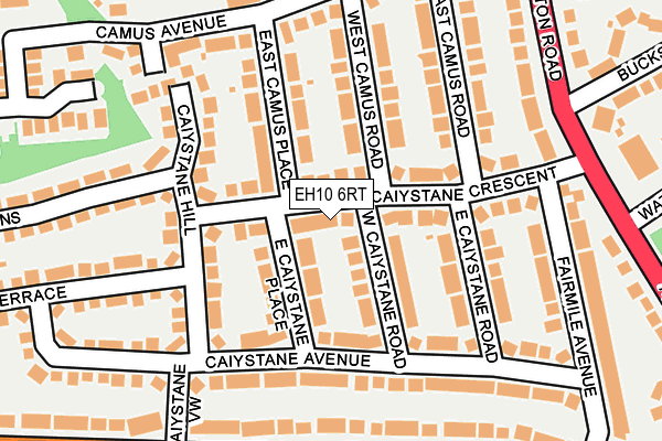 EH10 6RT map - OS OpenMap – Local (Ordnance Survey) EH10 6RT map - OS OpenMap – Local (Ordnance Survey)