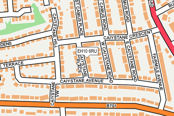EH10 6RU map - OS OpenMap – Local (Ordnance Survey) EH10 6RU map - OS OpenMap – Local (Ordnance Survey)