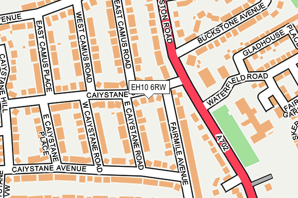 EH10 6RW map - OS OpenMap – Local (Ordnance Survey) EH10 6RW map - OS OpenMap – Local (Ordnance Survey)