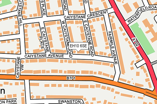 EH10 6SE map - OS OpenMap – Local (Ordnance Survey) EH10 6SE map - OS OpenMap – Local (Ordnance Survey)