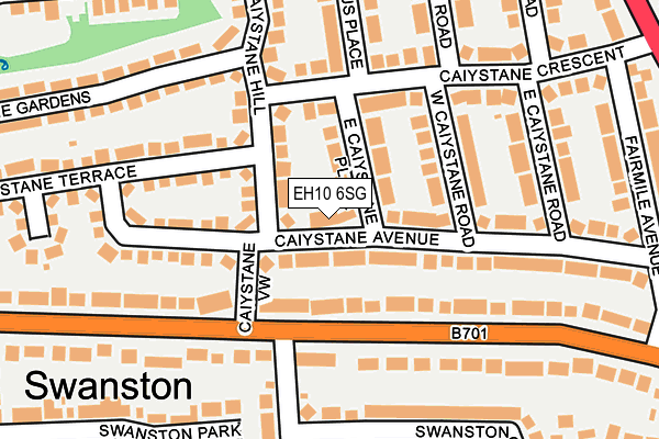 EH10 6SG map - OS OpenMap – Local (Ordnance Survey) EH10 6SG map - OS OpenMap – Local (Ordnance Survey)