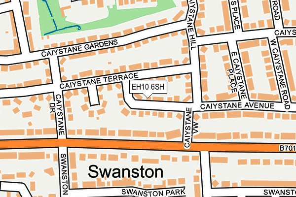 EH10 6SH map - OS OpenMap – Local (Ordnance Survey) EH10 6SH map - OS OpenMap – Local (Ordnance Survey)