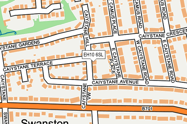 EH10 6SL map - OS OpenMap – Local (Ordnance Survey) EH10 6SL map - OS OpenMap – Local (Ordnance Survey)