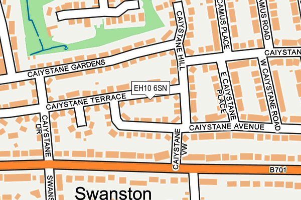 EH10 6SN map - OS OpenMap – Local (Ordnance Survey) EH10 6SN map - OS OpenMap – Local (Ordnance Survey)