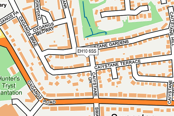 EH10 6SS map - OS OpenMap – Local (Ordnance Survey) EH10 6SS map - OS OpenMap – Local (Ordnance Survey)