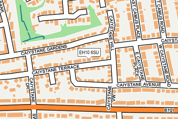 EH10 6SU map - OS OpenMap – Local (Ordnance Survey) EH10 6SU map - OS OpenMap – Local (Ordnance Survey)