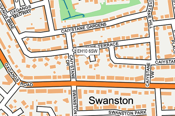 EH10 6SW map - OS OpenMap – Local (Ordnance Survey) EH10 6SW map - OS OpenMap – Local (Ordnance Survey)