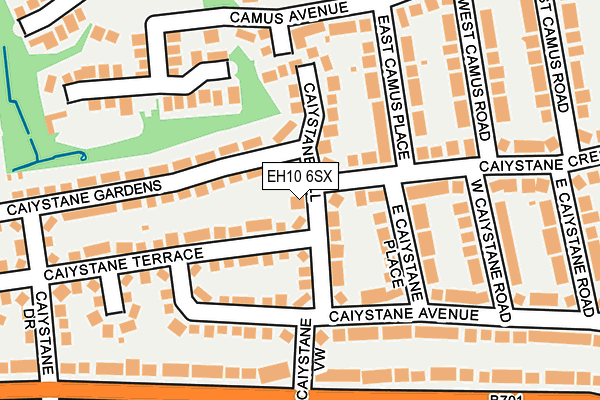 EH10 6SX map - OS OpenMap – Local (Ordnance Survey) EH10 6SX map - OS OpenMap – Local (Ordnance Survey)
