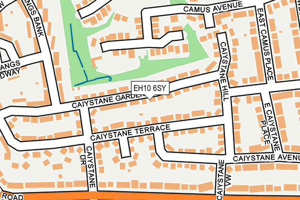 EH10 6SY map - OS OpenMap – Local (Ordnance Survey) EH10 6SY map - OS OpenMap – Local (Ordnance Survey)