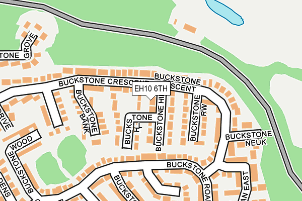 EH10 6TH map - OS OpenMap – Local (Ordnance Survey) EH10 6TH map - OS OpenMap – Local (Ordnance Survey)
