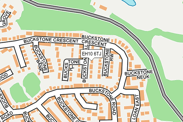 EH10 6TJ map - OS OpenMap – Local (Ordnance Survey) EH10 6TJ map - OS OpenMap – Local (Ordnance Survey)