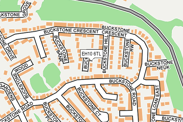 EH10 6TL map - OS OpenMap – Local (Ordnance Survey) EH10 6TL map - OS OpenMap – Local (Ordnance Survey)