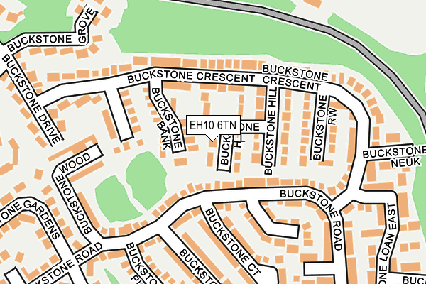 EH10 6TN map - OS OpenMap – Local (Ordnance Survey) EH10 6TN map - OS OpenMap – Local (Ordnance Survey)