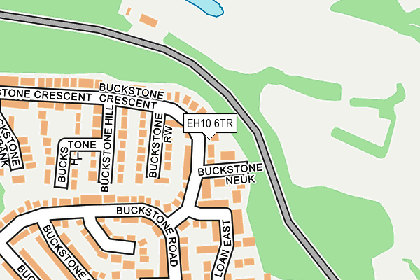 EH10 6TR map - OS OpenMap – Local (Ordnance Survey)