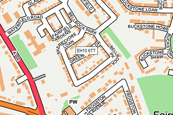 EH10 6TT map - OS OpenMap – Local (Ordnance Survey) EH10 6TT map - OS OpenMap – Local (Ordnance Survey)