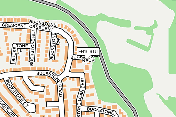 EH10 6TU map - OS OpenMap – Local (Ordnance Survey) EH10 6TU map - OS OpenMap – Local (Ordnance Survey)