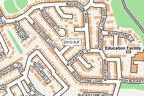 EH10 6UF map - OS OpenMap – Local (Ordnance Survey) EH10 6UF map - OS OpenMap – Local (Ordnance Survey)