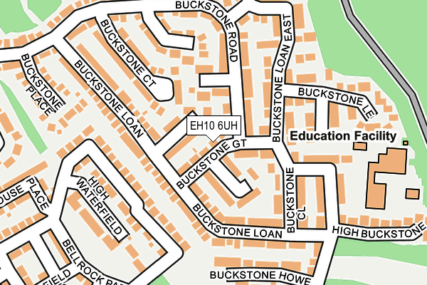 EH10 6UH map - OS OpenMap – Local (Ordnance Survey) EH10 6UH map - OS OpenMap – Local (Ordnance Survey)