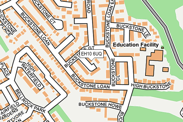 EH10 6UQ map - OS OpenMap – Local (Ordnance Survey) EH10 6UQ map - OS OpenMap – Local (Ordnance Survey)