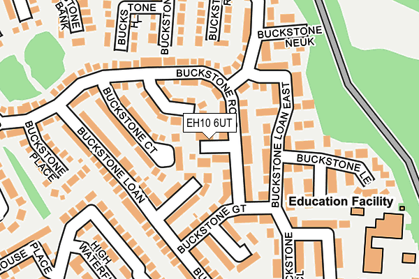 EH10 6UT map - OS OpenMap – Local (Ordnance Survey) EH10 6UT map - OS OpenMap – Local (Ordnance Survey)