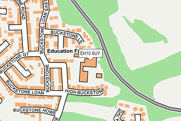 EH10 6UY map - OS OpenMap – Local (Ordnance Survey) EH10 6UY map - OS OpenMap – Local (Ordnance Survey)