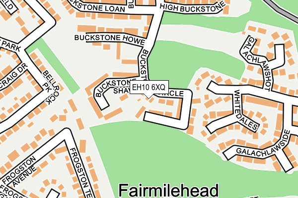 EH10 6XQ map - OS OpenMap – Local (Ordnance Survey) EH10 6XQ map - OS OpenMap – Local (Ordnance Survey)