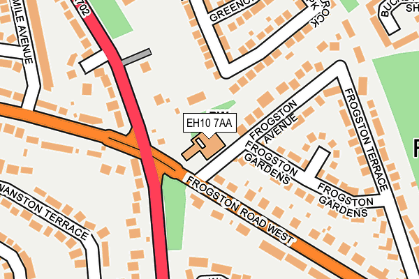 EH10 7AA map - OS OpenMap – Local (Ordnance Survey) EH10 7AA map - OS OpenMap – Local (Ordnance Survey)