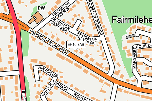 EH10 7AB map - OS OpenMap – Local (Ordnance Survey) EH10 7AB map - OS OpenMap – Local (Ordnance Survey)