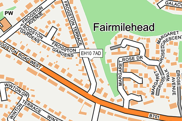 EH10 7AD map - OS OpenMap – Local (Ordnance Survey) EH10 7AD map - OS OpenMap – Local (Ordnance Survey)