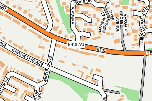 EH10 7AJ map - OS OpenMap – Local (Ordnance Survey) EH10 7AJ map - OS OpenMap – Local (Ordnance Survey)
