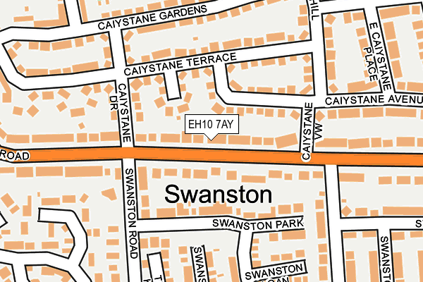 EH10 7AY map - OS OpenMap – Local (Ordnance Survey) EH10 7AY map - OS OpenMap – Local (Ordnance Survey)
