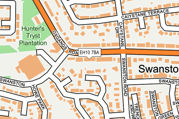 EH10 7BA map - OS OpenMap – Local (Ordnance Survey) EH10 7BA map - OS OpenMap – Local (Ordnance Survey)
