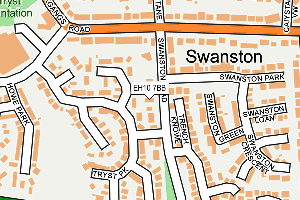 EH10 7BB map - OS OpenMap – Local (Ordnance Survey) EH10 7BB map - OS OpenMap – Local (Ordnance Survey)