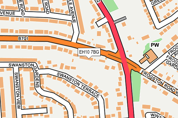 EH10 7BG map - OS OpenMap – Local (Ordnance Survey) EH10 7BG map - OS OpenMap – Local (Ordnance Survey)