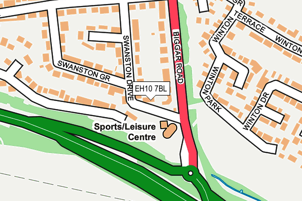 EH10 7BL map - OS OpenMap – Local (Ordnance Survey) EH10 7BL map - OS OpenMap – Local (Ordnance Survey)