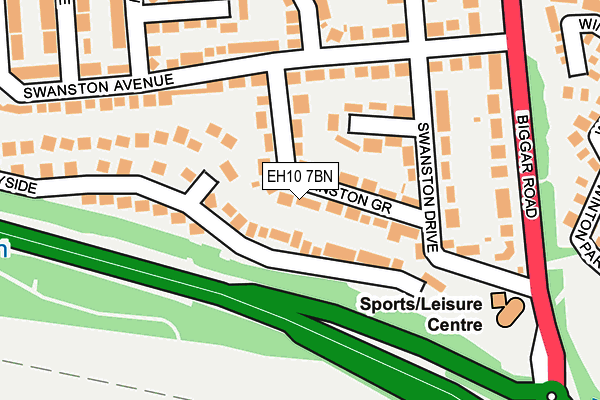 EH10 7BN map - OS OpenMap – Local (Ordnance Survey) EH10 7BN map - OS OpenMap – Local (Ordnance Survey)