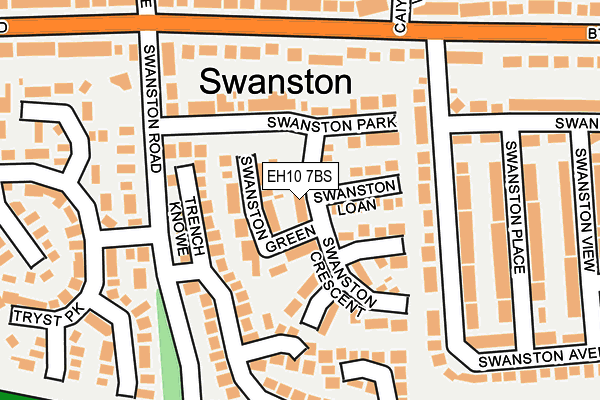 EH10 7BS map - OS OpenMap – Local (Ordnance Survey) EH10 7BS map - OS OpenMap – Local (Ordnance Survey)