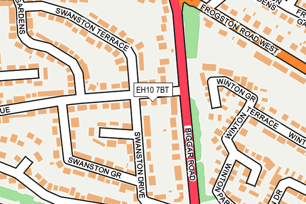 EH10 7BT map - OS OpenMap – Local (Ordnance Survey) EH10 7BT map - OS OpenMap – Local (Ordnance Survey)