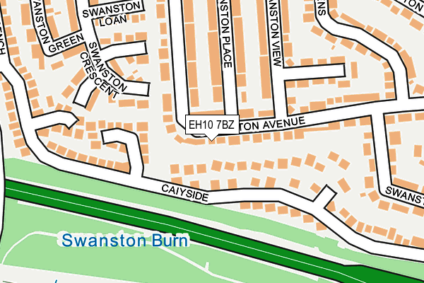 EH10 7BZ map - OS OpenMap – Local (Ordnance Survey) EH10 7BZ map - OS OpenMap – Local (Ordnance Survey)