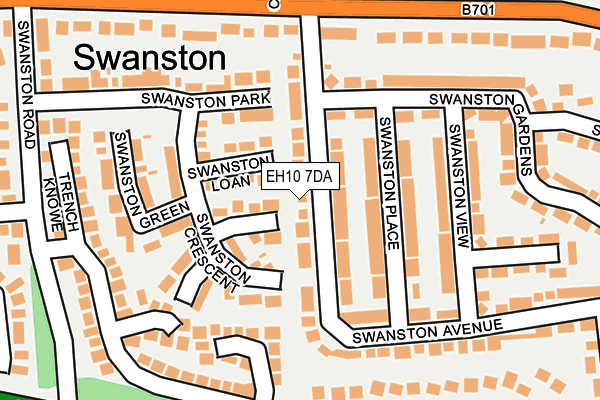 EH10 7DA map - OS OpenMap – Local (Ordnance Survey) EH10 7DA map - OS OpenMap – Local (Ordnance Survey)