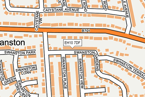 EH10 7DF map - OS OpenMap – Local (Ordnance Survey) EH10 7DF map - OS OpenMap – Local (Ordnance Survey)