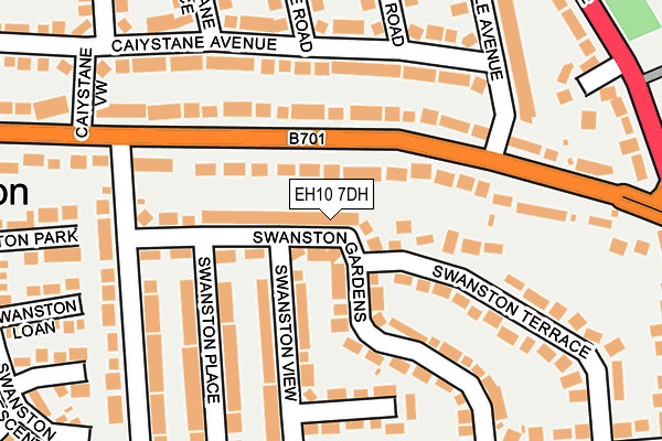 EH10 7DH map - OS OpenMap – Local (Ordnance Survey) EH10 7DH map - OS OpenMap – Local (Ordnance Survey)