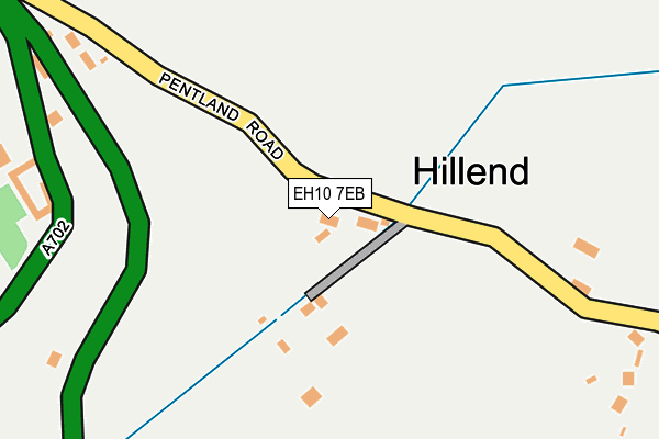 EH10 7EB map - OS OpenMap – Local (Ordnance Survey)