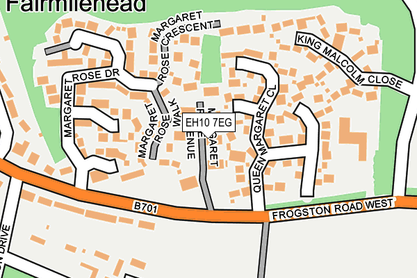 EH10 7EG map - OS OpenMap – Local (Ordnance Survey) EH10 7EG map - OS OpenMap – Local (Ordnance Survey)