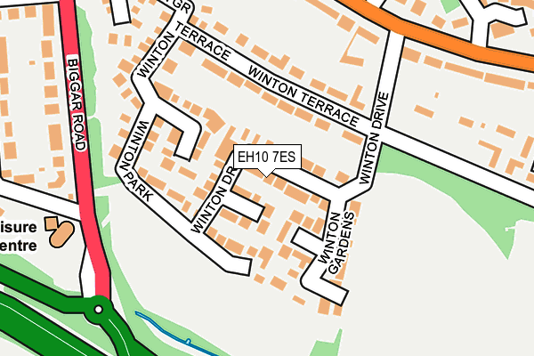 EH10 7ES map - OS OpenMap – Local (Ordnance Survey) EH10 7ES map - OS OpenMap – Local (Ordnance Survey)