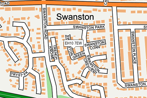 EH10 7EW map - OS OpenMap – Local (Ordnance Survey) EH10 7EW map - OS OpenMap – Local (Ordnance Survey)