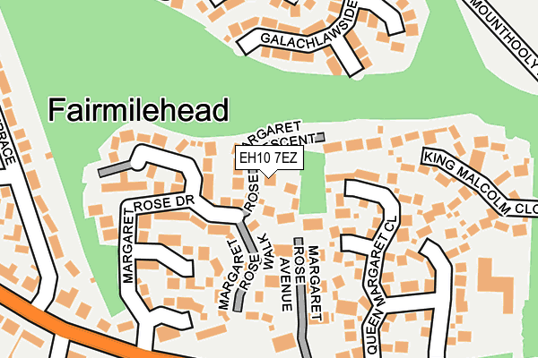 EH10 7EZ map - OS OpenMap – Local (Ordnance Survey) EH10 7EZ map - OS OpenMap – Local (Ordnance Survey)