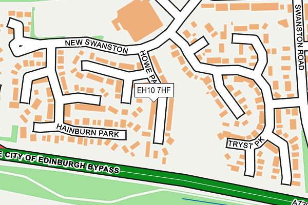 EH10 7HF map - OS OpenMap – Local (Ordnance Survey) EH10 7HF map - OS OpenMap – Local (Ordnance Survey)