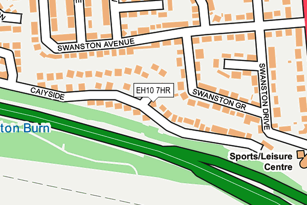 EH10 7HR map - OS OpenMap – Local (Ordnance Survey) EH10 7HR map - OS OpenMap – Local (Ordnance Survey)